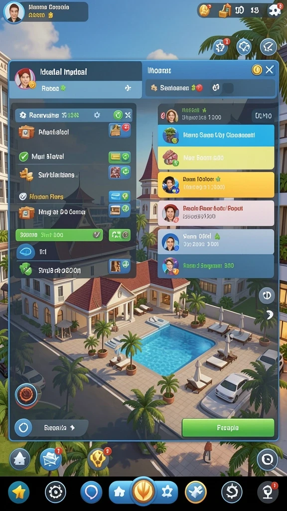 Tampilan antarmuka game yang menarik dan intuitif.