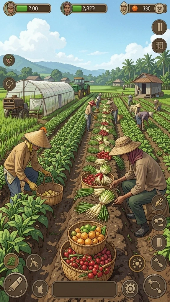 Tampilan awal permainan yang menarik dan intuitif.