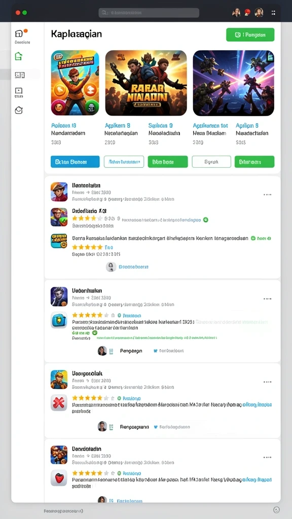 Screenshot menunjukkan grafis menakjubkan dan antarmuka yang user-friendly.