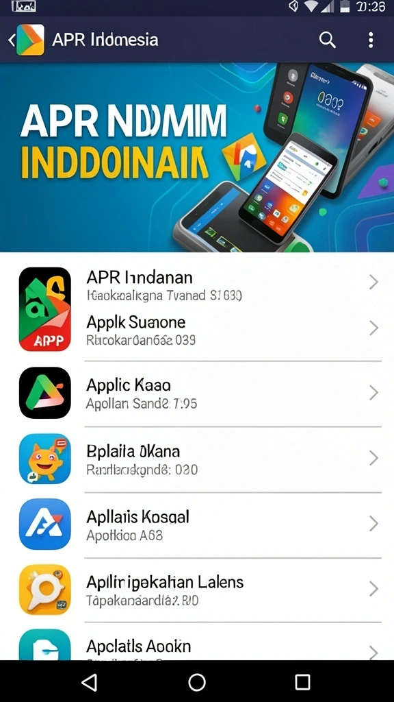 Tampilan awal yang menarik dan penuh warna.