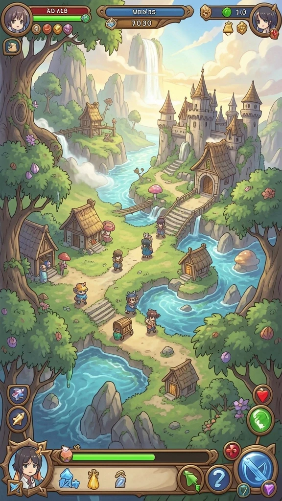 Gameplay yang menantang dengan berbagai level.