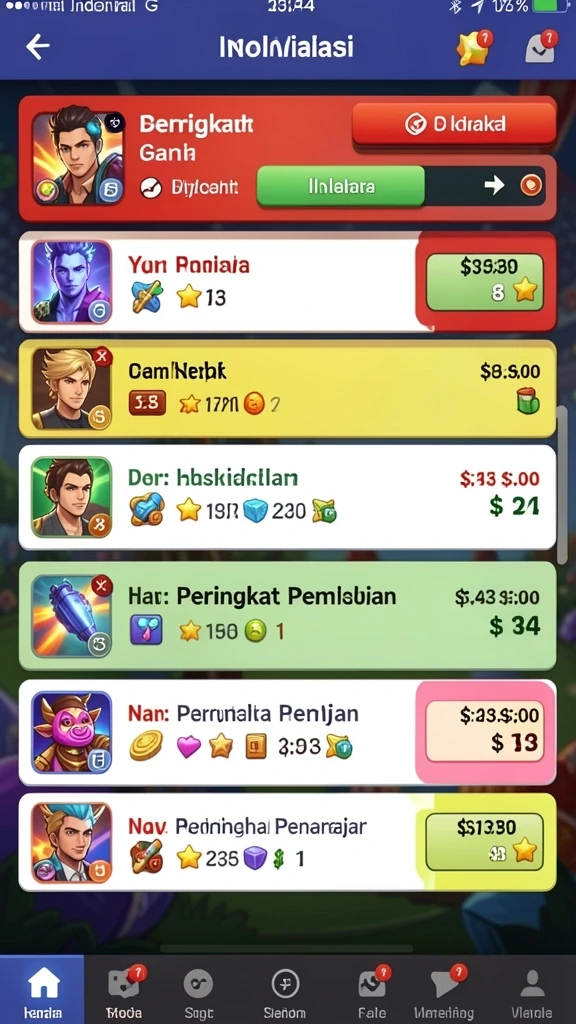 Salah satu level menantang dalam AYU89 dengan grafis yang memukau.