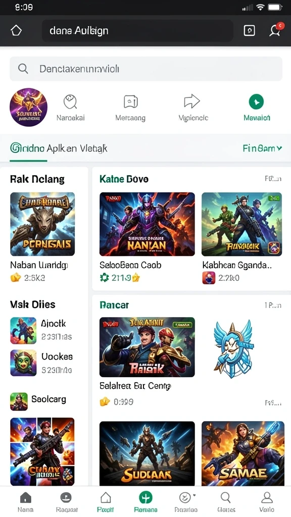 Level yang beragam dan penuh tantangan.