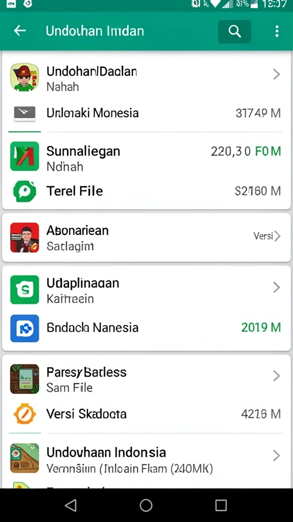 Fitur permainan yang kaya dan variatif.
