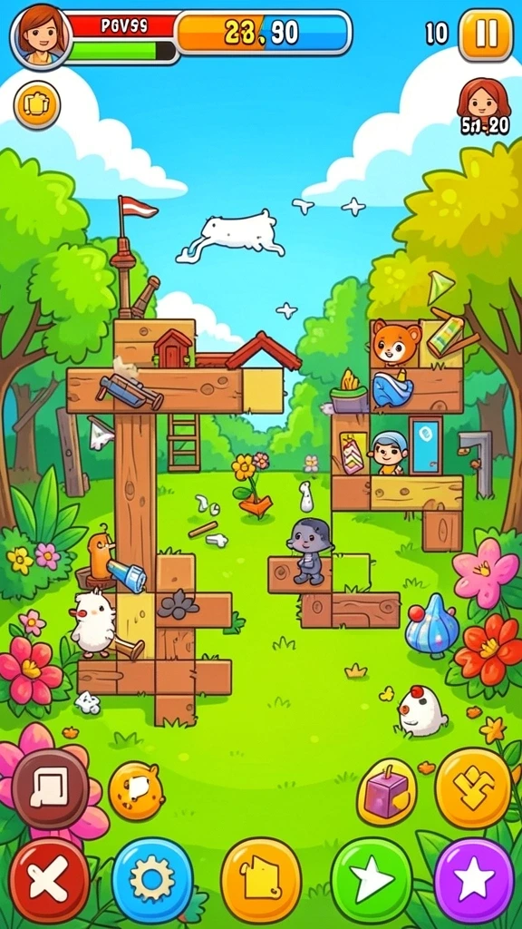 Mode multiplayer untuk bersaing dengan teman.