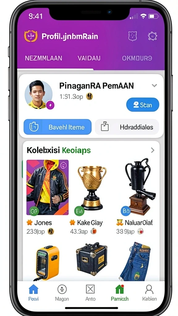 Tampilan awal permainan yang memukau.