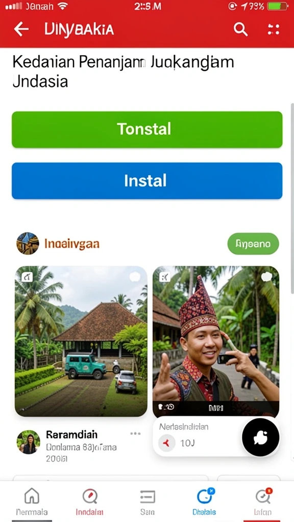 Beragam permainan yang seru dan menghibur.