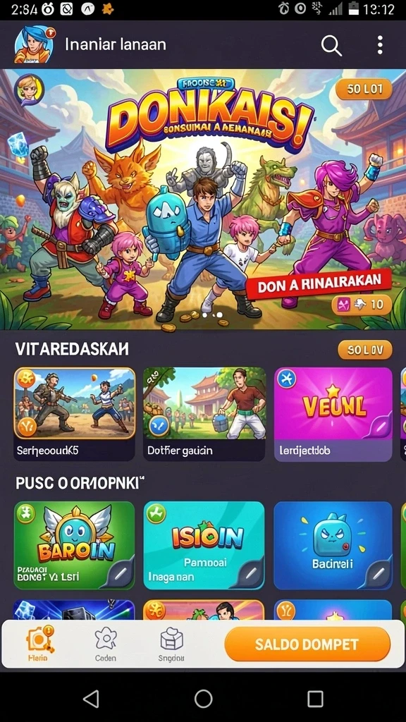 Desain grafis yang indah dan detail yang mengesankan.