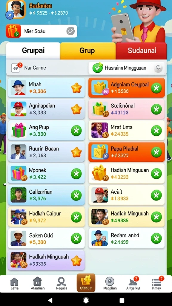 Tangkapan layar memperlihatkan mode multiplayer yang seru.