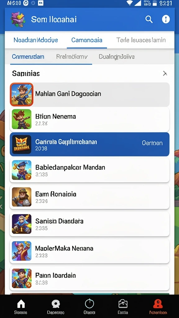 Fitur interaktif antar pemain yang seru.