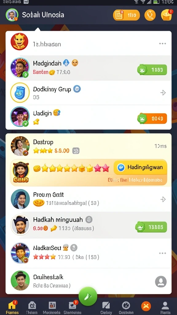 Screenshot dari mode permainan yang intens dan penuh aksi.