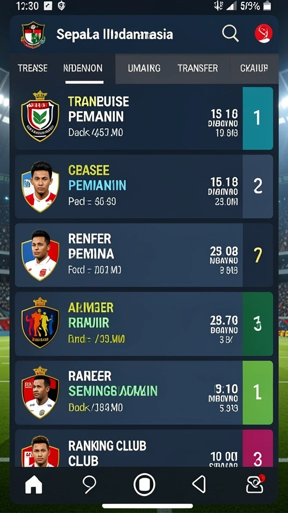Persaingan seru dalam leaderboard dengan pemain lain.