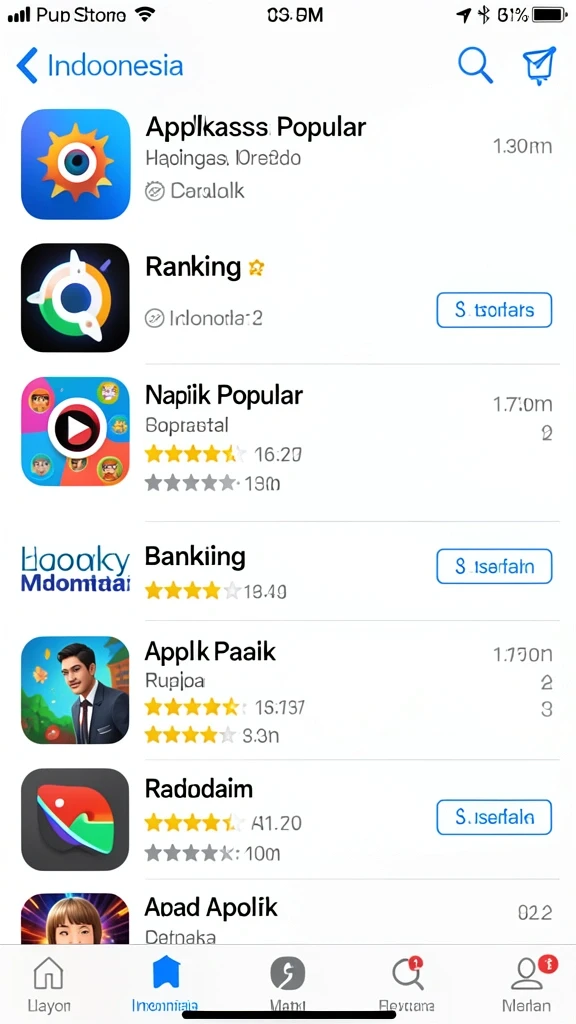 Tampilan antarmuka yang user-friendly dan menarik.
