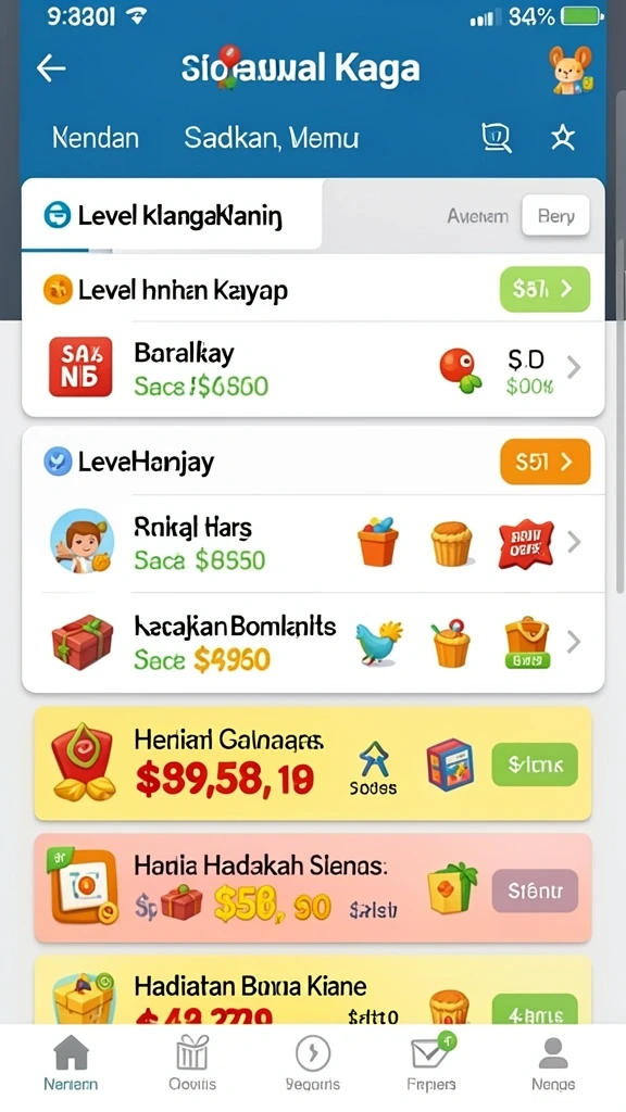 Tampilan antarmuka yang menarik dan intuitif.