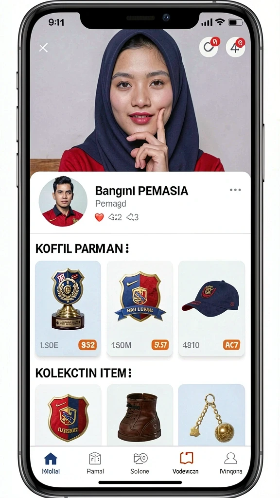 Tampilan antarmuka yang user-friendly dan menarik.