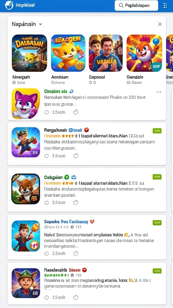 Karakter unik yang dapat dibuka seiring permainan.