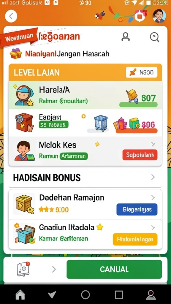 Tampilan antarmuka awal KING999 yang menarik.