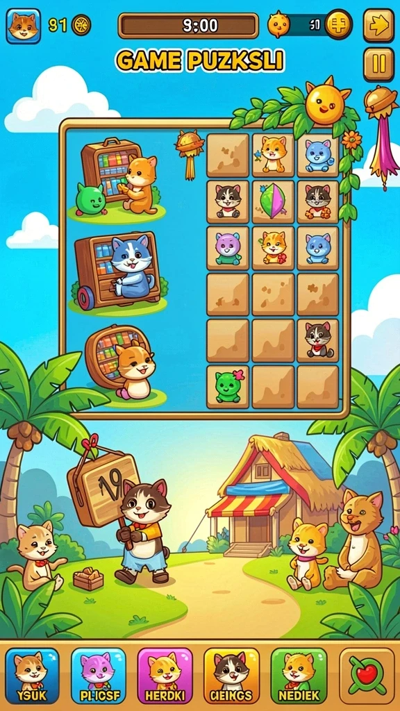 Screenshot fitur sosial yang memungkinkan interaksi antar pemain.