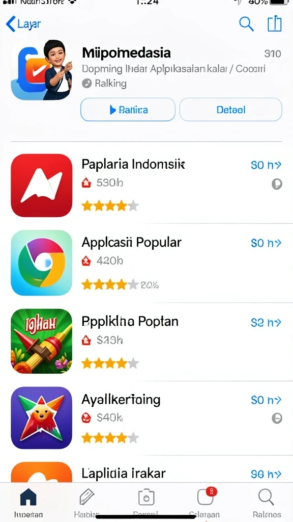 Tampilan antarmuka yang bersih dan mudah dinavigasi.