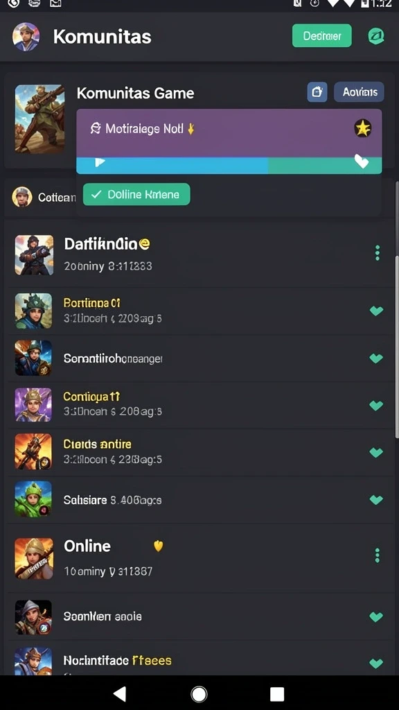 Tampilan utama game yang menawan.