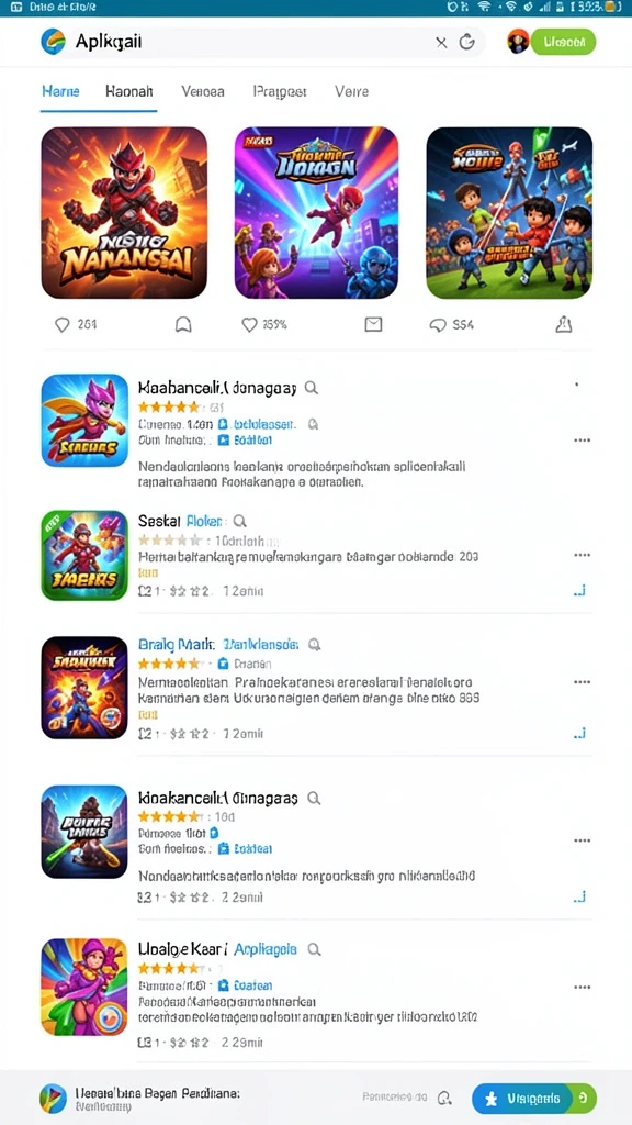 Screenshot terlihat interaksi multiplayer yang seru.