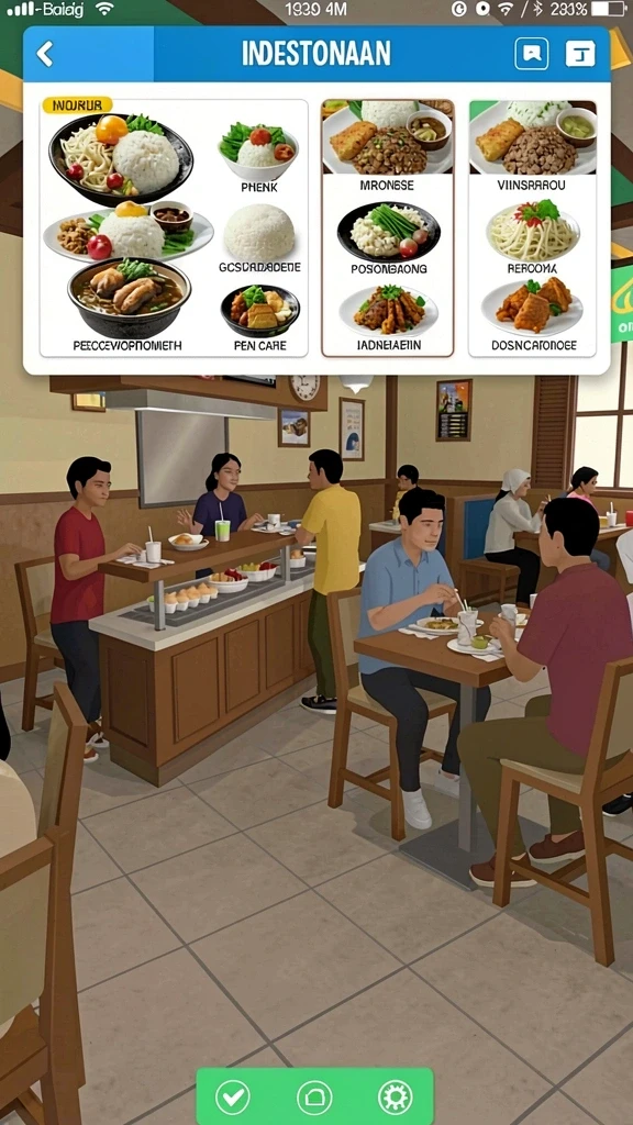 Tampilan antarmuka pengguna yang ramah dan menarik.