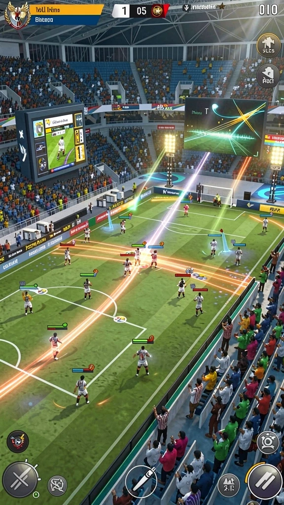 Screenshot menampilkan antarmuka utama game.