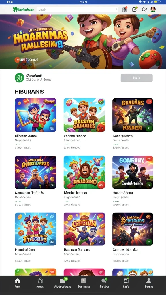Deskripsi screenshot menunjukkan level baru yang penuh tantangan.