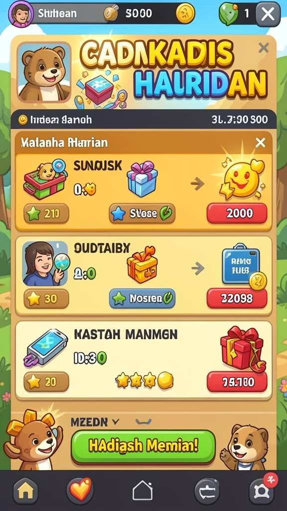 Tampilan antarmuka yang menarik dan mudah digunakan.