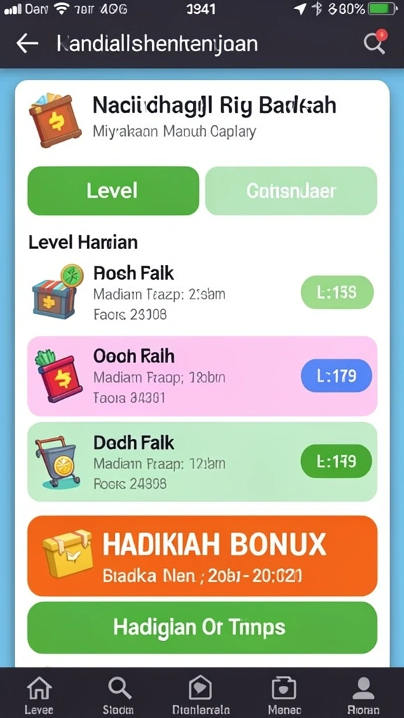 Tampilan awal aplikasi SJO777 yang menarik.
