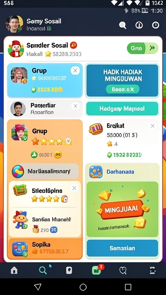 Komunitas aktif yang selalu siap membantu pemain baru.