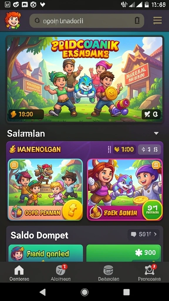Tampilan antarmuka pengguna yang intuitif.