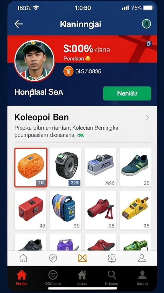 Antarmuka pengguna yang intuitif dan menarik.