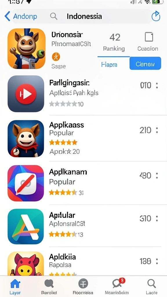 Grafis yang menakjubkan dengan warna-warni cerah.